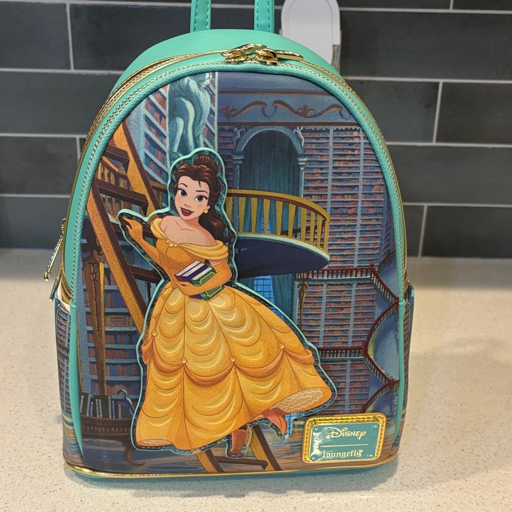 Belle Library Loungefly Backpack NWT